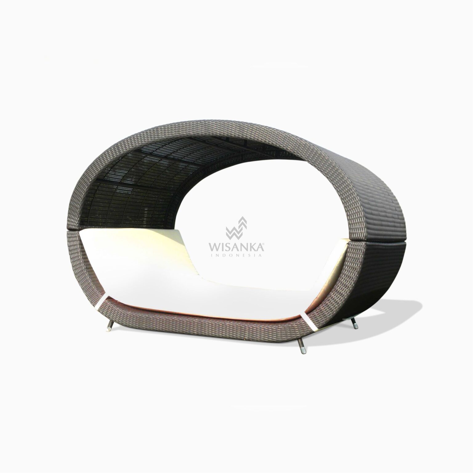 Sibolga Day Bed with Cushion - Outdoor Wicker Pool Furniture