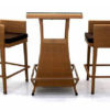 Anna Bar Set - Outdoor Bar Table and Bar Stool Set