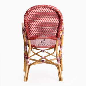 Clementine Bistro Chair back | Bistro Chair | Rattan Chair | Synthetic Rattan Chair | Synthetic Rattan Funiture | Rattan Furniture | Cirebon Rattan