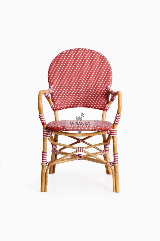 Clementine Bistro Chair front | Bistro Chair | Rattan Chair | Synthetic Rattan Chair | Synthetic Rattan Funiture | Rattan Furniture | Cirebon Rattan