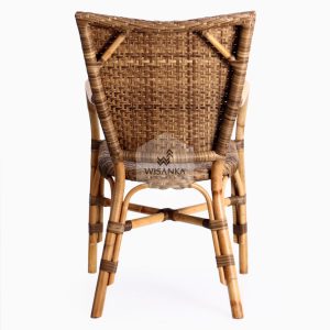 Lorraine Dining Bistro Chair-back | bistro chair | rattan chair | rattan dining chair | rattan bistro chair | dining arm chair