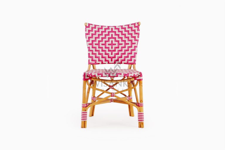Carla Natural Rattan Dining Bistro Chair front