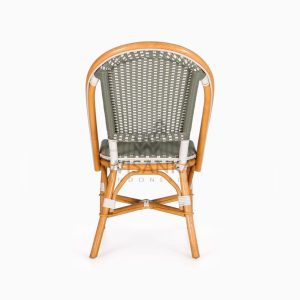 Josh wicker dining Bistro Chair rear