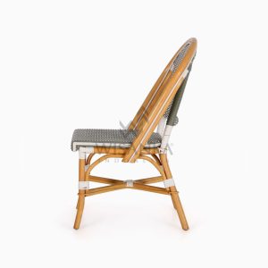 Josh wicker dining Bistro Chair side
