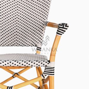 Lucky Bistro wicker rattan Chair detail