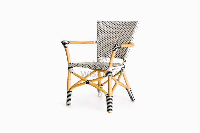 Lucky Bistro wicker rattan Chair perspective