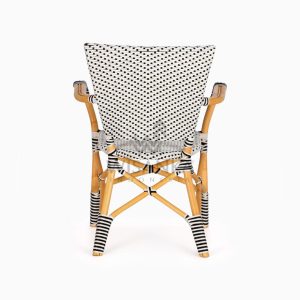 Lucky Bistro wicker rattan Chair rear