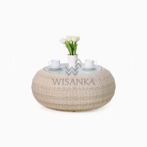 Carmo Wicker Coffee Table front