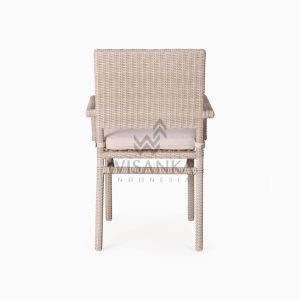 Casanova Outdoor Rattan Wicker Arm Chair rear