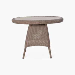 Flora Outdoor Wicker Dining Table front