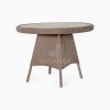Flora Outdoor Wicker Dining Table perspective