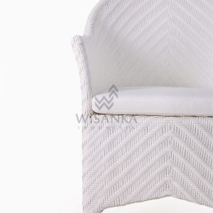 Frey Wicker Outdoor Rattan Arm Chair Detail 1