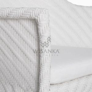 Frey Wicker Outdoor Rattan Arm Chair Detail 2