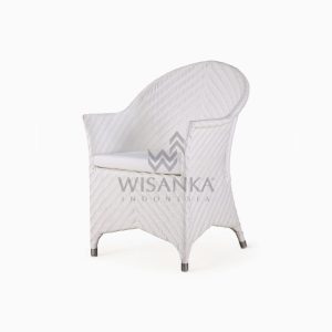 Frey Wicker Outdoor Rattan Arm Chair perspective