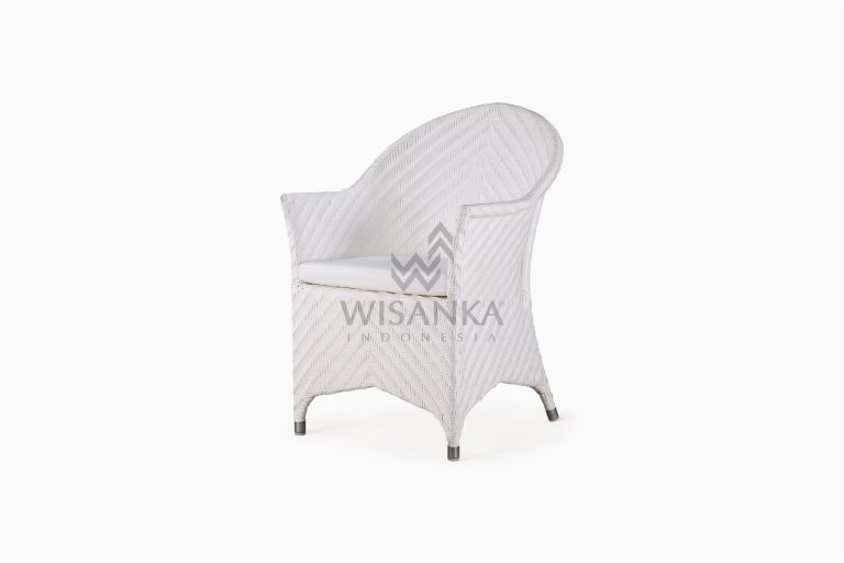 Frey Wicker Outdoor Rattan Arm Chair perspective