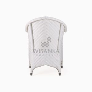 Frey Wicker Outdoor Rattan Arm Chair rear