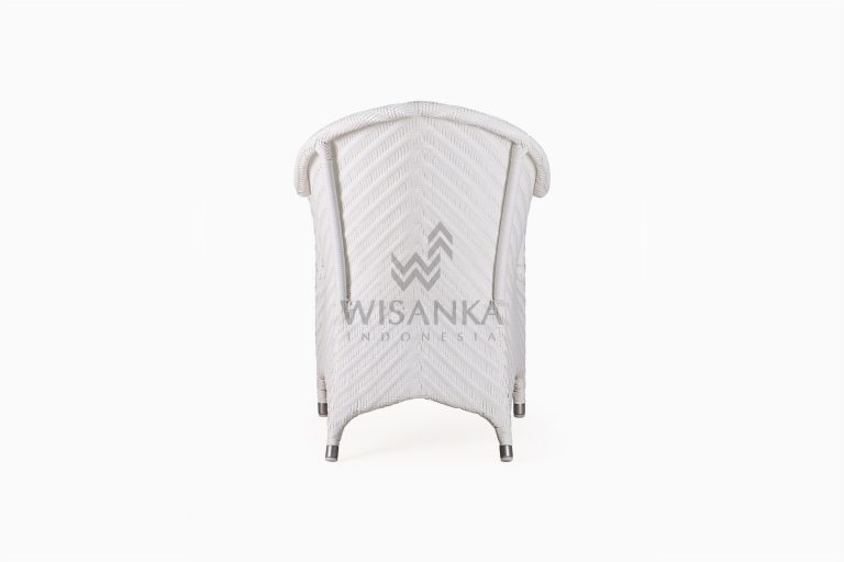 Frey Wicker Outdoor Rattan Arm Chair rear