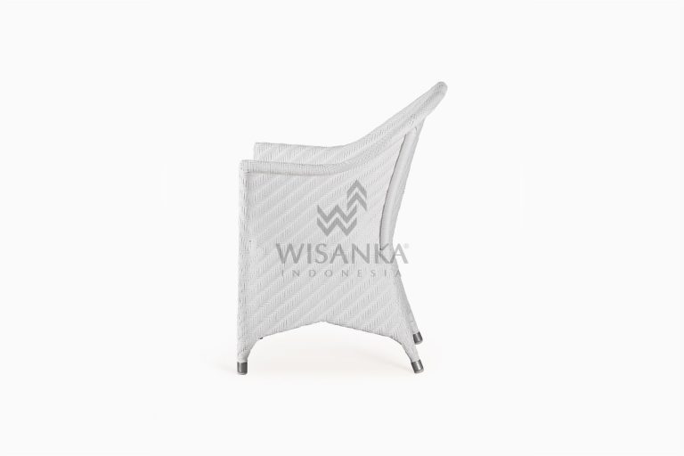 Frey Wicker Outdoor Rattan Arm Chair side