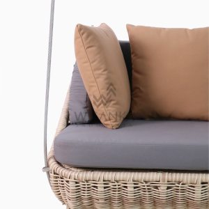 Huvan Wicker Swing Chair Detail 1