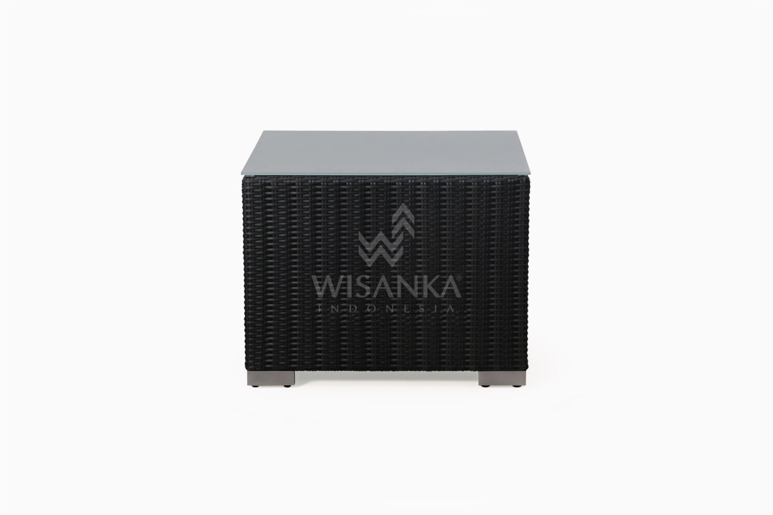 Maldive Wicker Outdoor Rattan Coffee Table with Glass Outdoor Furniture