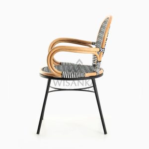 Aira Bistro Chair, Wicker Rattan Chair side