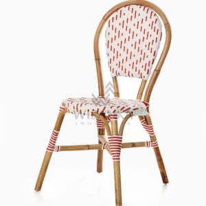 Aren Bistro Chair Aren Wicker Dining Chair perspective