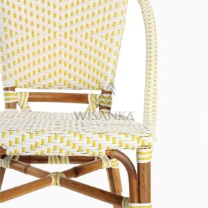 Elle Bistro Chair - Wicker Dining Chair Detail 1