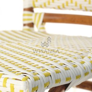 Elle Bistro Chair - Wicker Dining Chair Detail 2