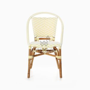 Elle Bistro Chair - Wicker Dining Chair front