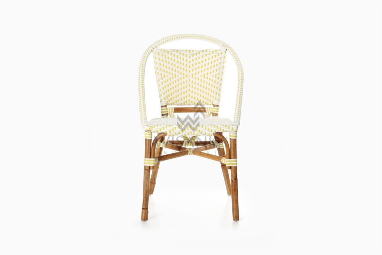 Elle Bistro Chair - Wicker Dining Chair front
