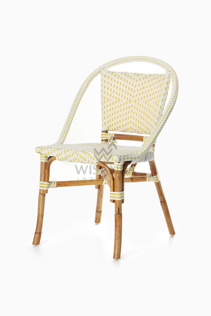 Elle Bistro Chair - Wicker Dining Chair perspective