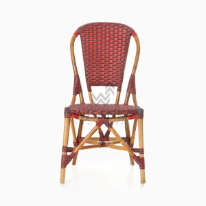 Clady Rattan Dining Bistro Chair front