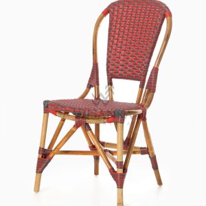 Clady Rattan Dining Bistro Chair perspective