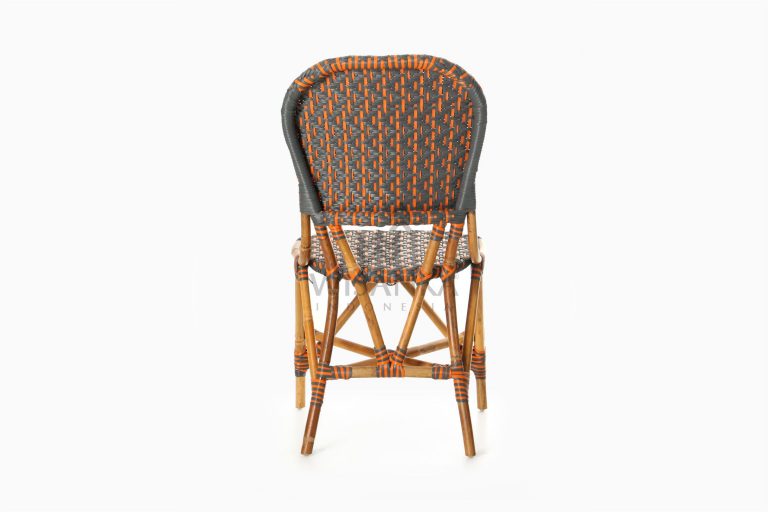 Liko Rattan Bistro Chair for Restaurant and Cafe Furniture rear