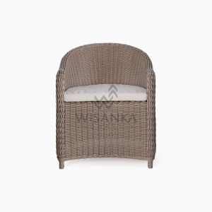 Molde Outdoor Rattan Patio Arm Chair front