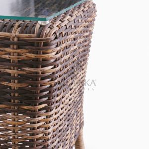 Molde Outdoor Rattan Patio Coffee Table Detail 2