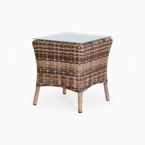 Molde Outdoor Rattan Patio Coffee Table perspective