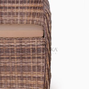 Molde Synthetic Rattan Outdoor Arm Chair Detail 1