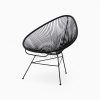 Relaxing Synthetic Rope Outdoor Chair perspective