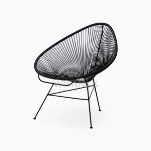 Relaxing Synthetic Rope Outdoor Chair perspective