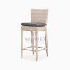 Victoria Bar Chair with Seat Cushion outdoor rattan furniture perspective