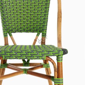 Yori Outdoor Rattan Bistro Chair Detail 1
