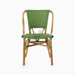 Yori Outdoor Rattan Bistro Chair front