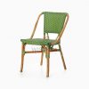 Yori Outdoor Rattan Bistro Chair perspective