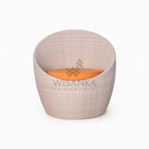 Terrace Round Chair - Outdoor Patio Rattan Furniture front