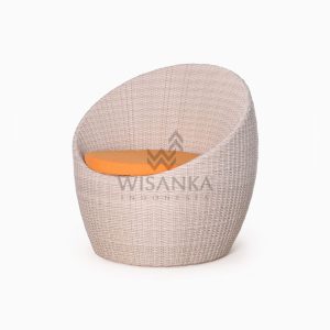 Terrace Round Chair - Outdoor Patio Rattan Furniture perspective