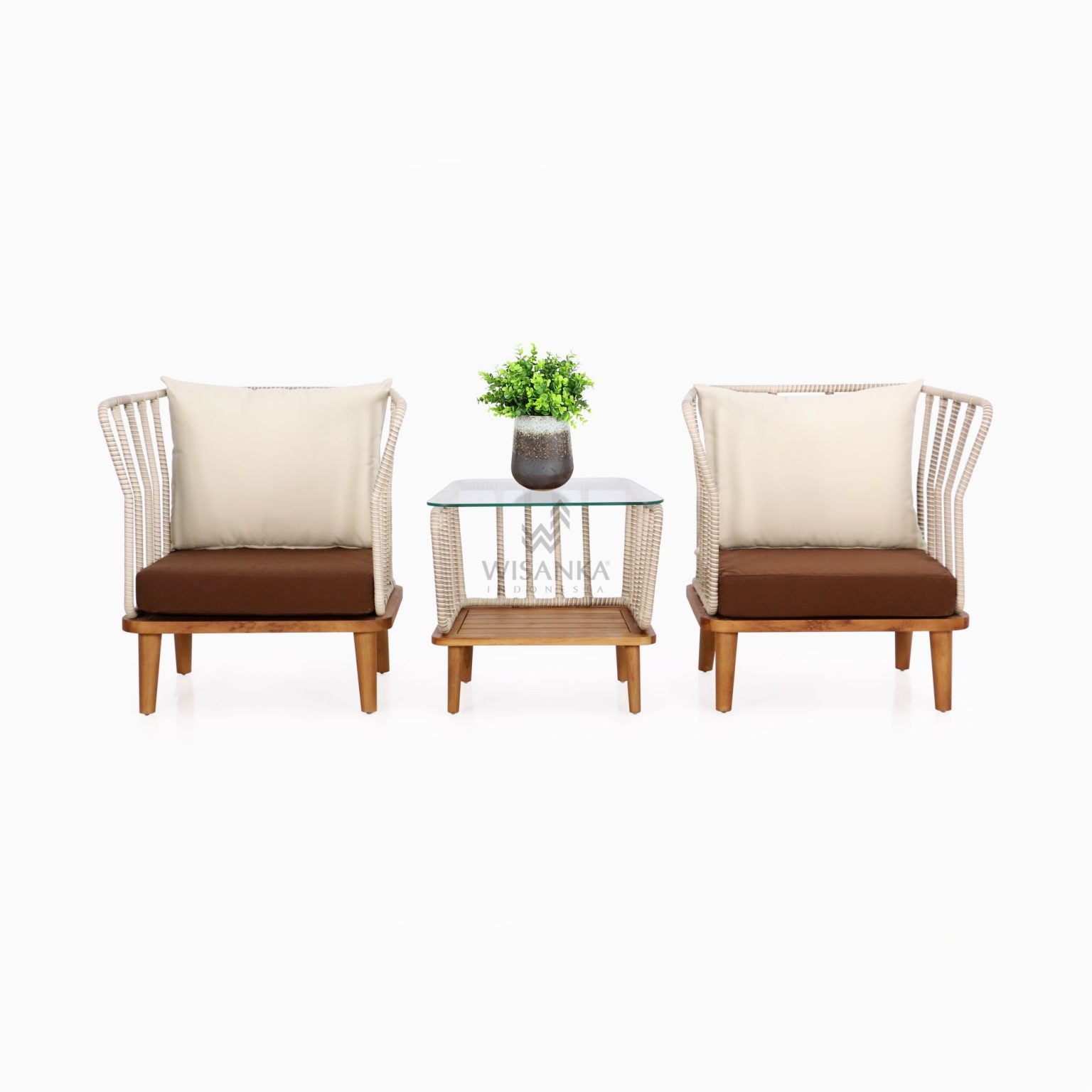 Anjani Terrace Set - Outdoor Rattan Patio Furniture