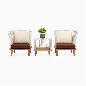 Anjani Terrace Set - Outdoor Rattan Patio Furniture