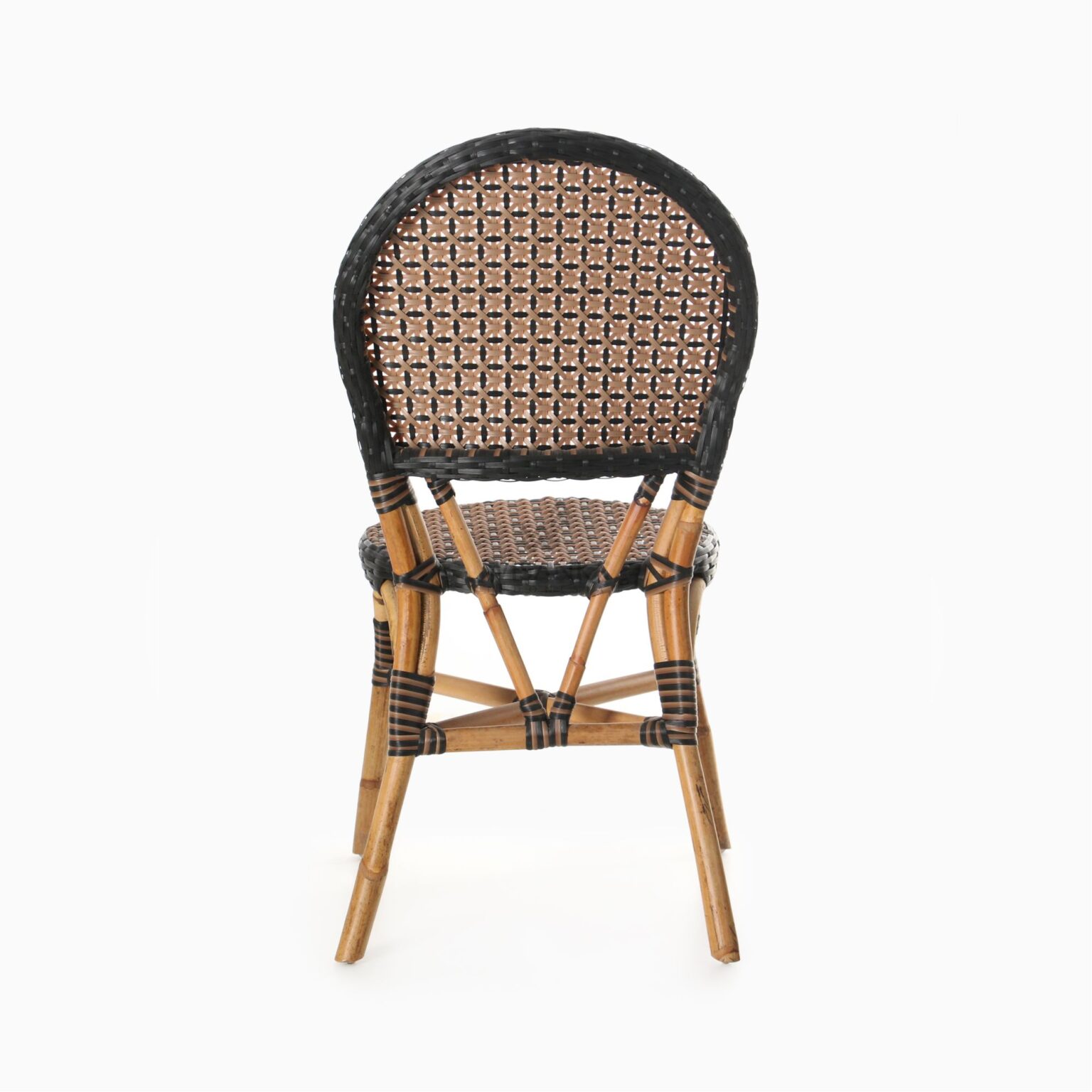 Oka Bistro Chair - Outdoor Rattan Patio Furniture rear
