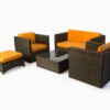 Tanzania Living Set - Outdoor Rattan Patio Furniture